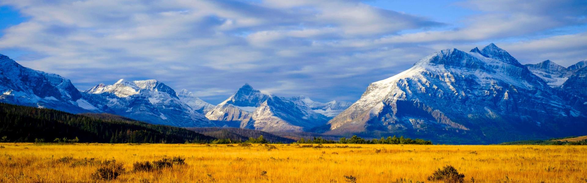 Glacier in fall